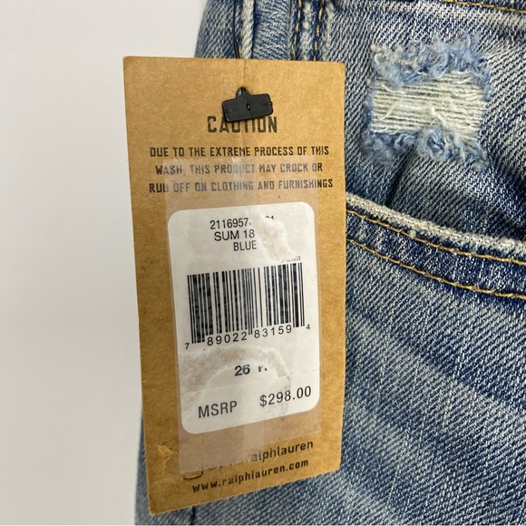 Polo Ralph Lauren Waverly Crop Patchwork Jean 26 - Picture 10 of 16